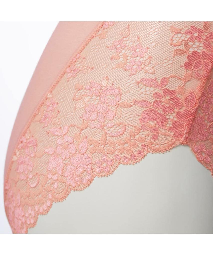 Regular Side Lace Set of L [Nissen] Shorts, 100% Cotton, Deep-Leg Shorts, 8,
