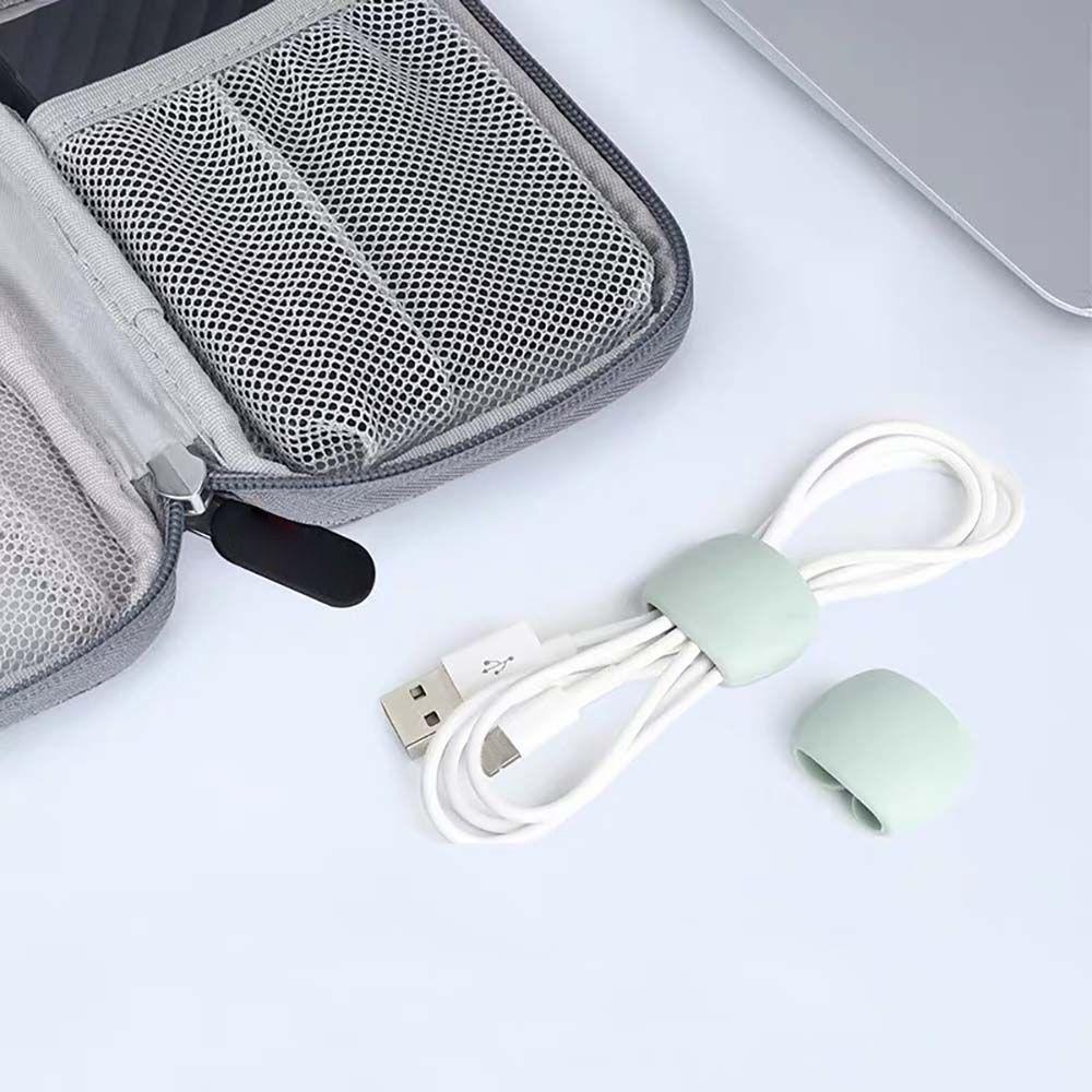 Line Wire Desktop Decoration Earphone Travel Cable Organizer Cord Holder Cable Winder Wire Manager