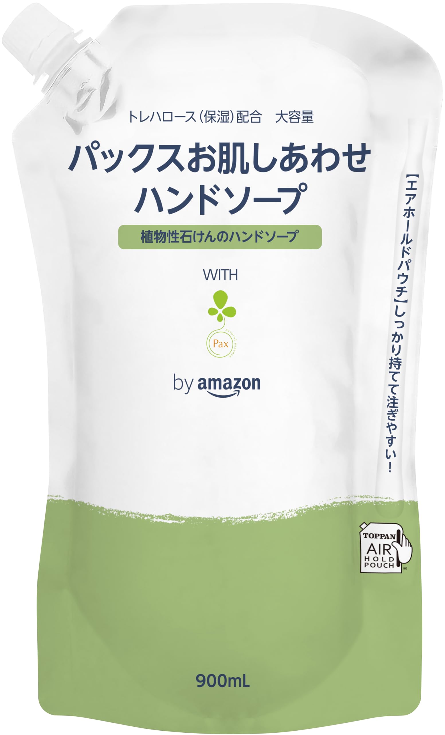 от Amazon Большая емкость Pax Skin Счастливая пена для рук 900 мл Мыло, Тип, зелёный