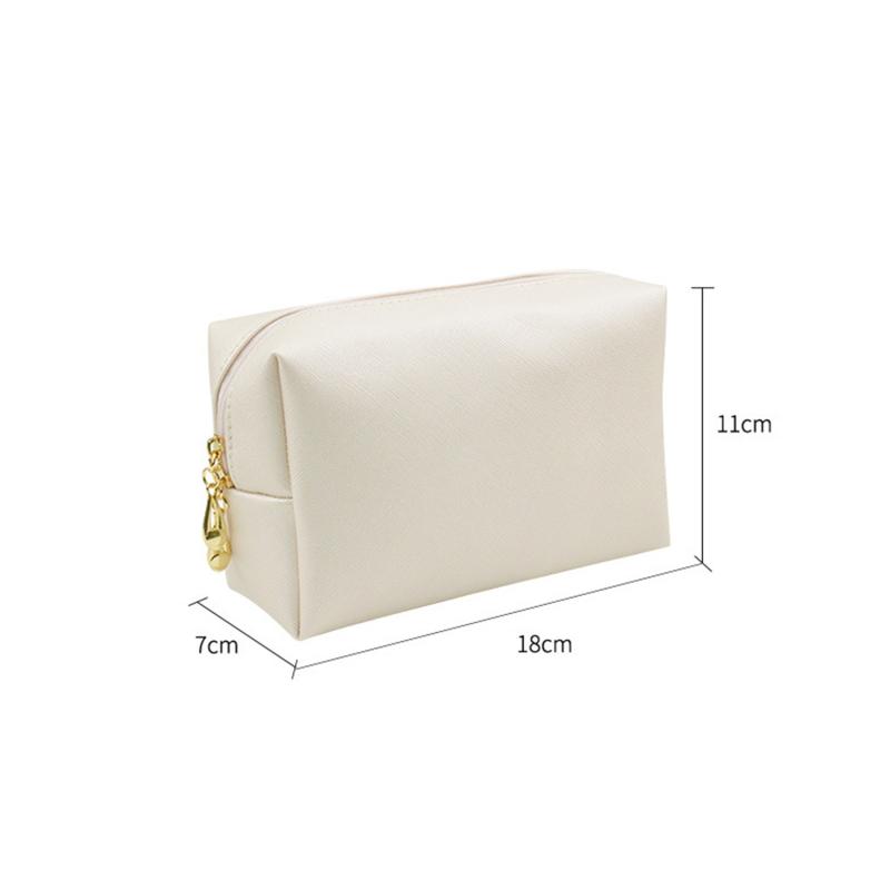 Mini Make-uptasje voor Portemonnee PU Cosmetische Tas Waterdichte Toilettas Reizende Make-uptas