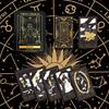 Mystic Noir Elegant Black & Gold Tarot Deck 10*6cm, Full 78-Card Set in Metal Tin, Travel-Size Deck for Wisdom and Guidance