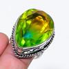 Natural Bi-Color Tourmaline 925 Sterling Silver Jewelry Ring Size 8 AR-18736