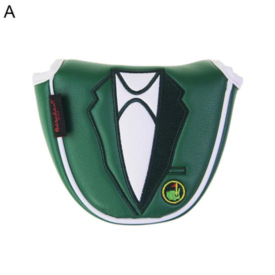 Golf Putter Cover Scratch-resistant Fine Workmanship Dirt-resistant Moisture Proof Magnetic Dustproof Tear Resistant Magnetic Mallet Blade Headcover