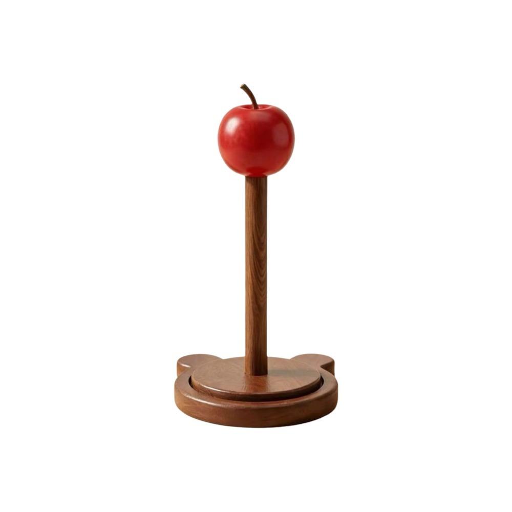 Anti-Skid Wooden Paper Towel Holder Stable Disposable Paper Holder Durable Yarn Holder  Restaurant Style B