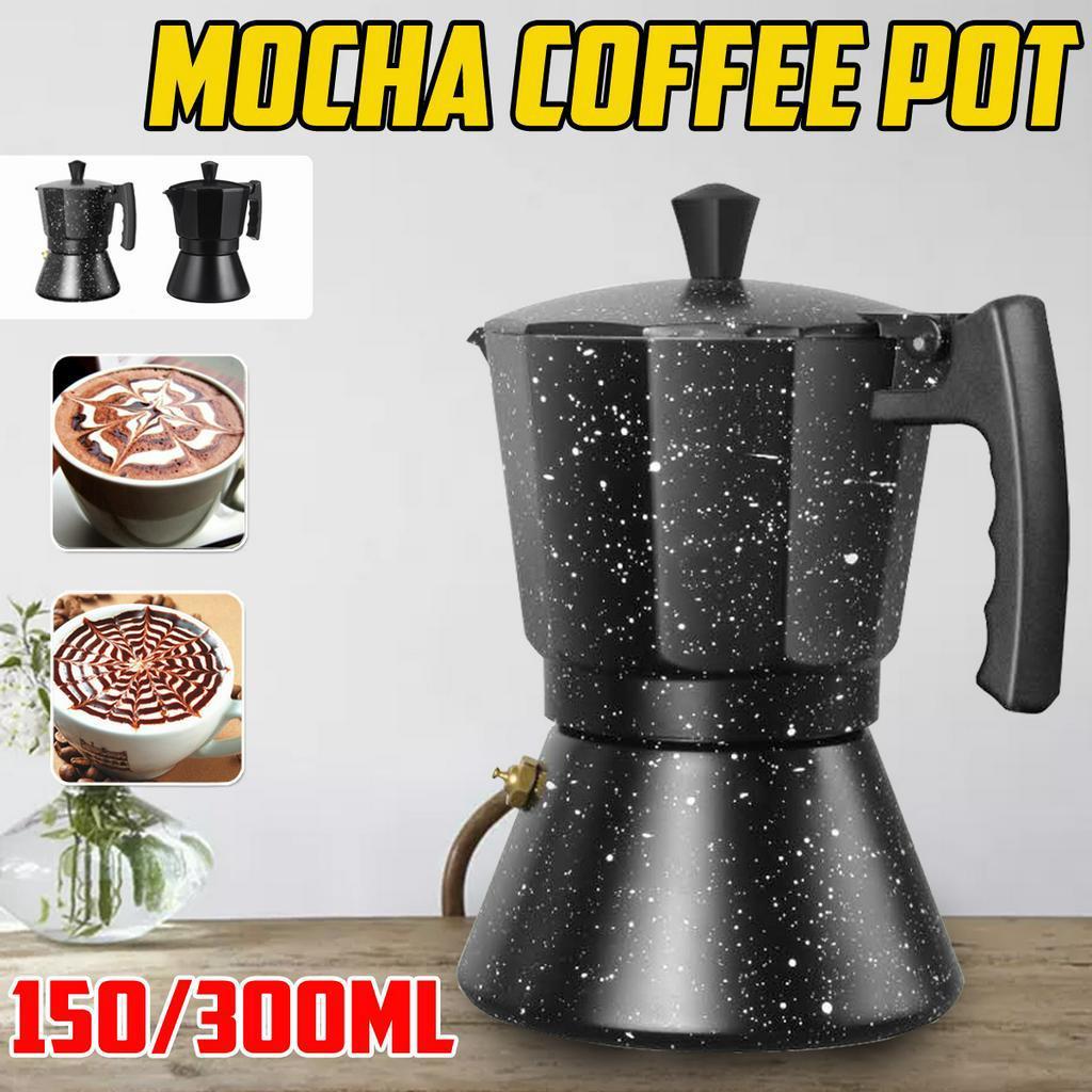3cup/6cup Aluminum Mocha Espresso Percolator Pot Coffee Maker Coffee Maker Moka Pot Stovetop Coffee Maker