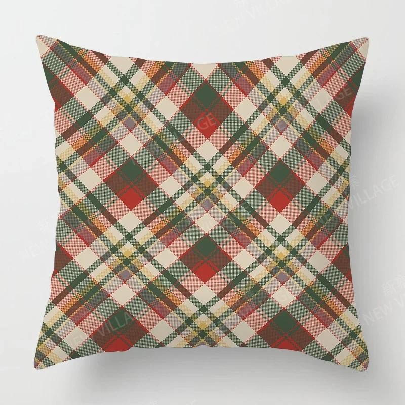 Simple line checkered pillowcase sofa cushion cover and home decoration can be customized for you 40x40 50x50 60x60 45*45 35x35