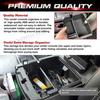 Black Center Console Organizer For Jeep Wrangler JL JLU & Gladiator JT 2018-Up