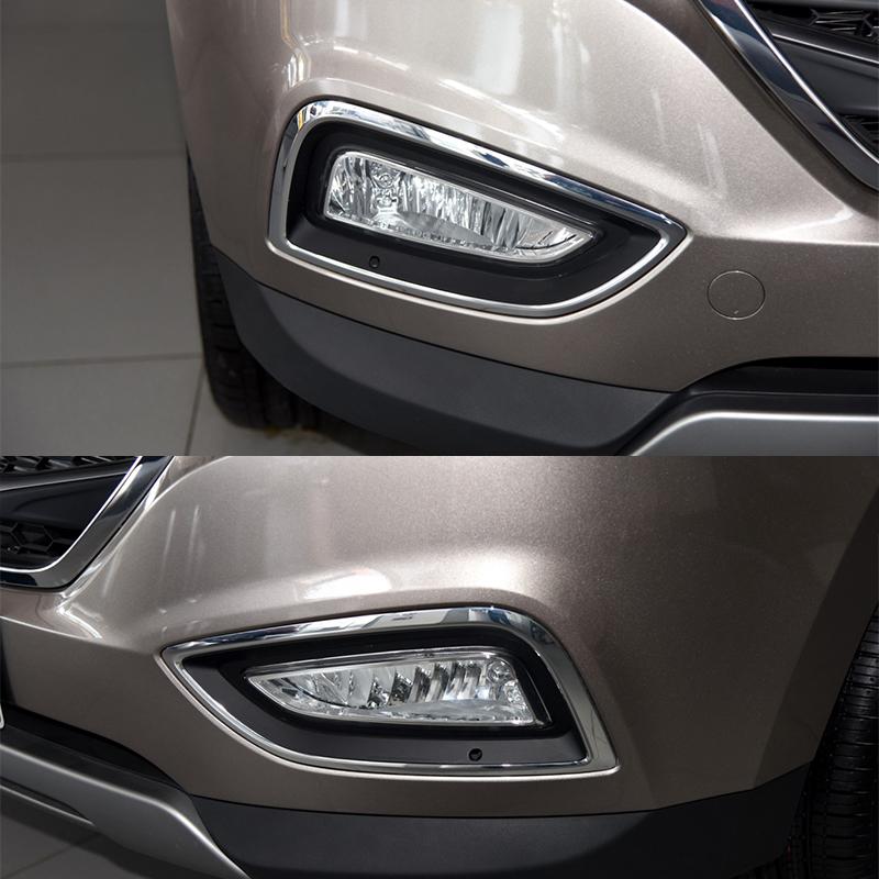 For Hyundai IX35 2014 2015 2016 Bil foran støtfanger tåkelys lampe ramme deksel tåkelys tåkelys trim cap panserlokk