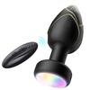 LED Colorful Light Butt Plug for Women Men Anal Plug Vibrator Wireless Remote Control Buttplug Prostate Massager Adults Sex Toys