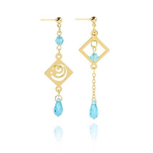 Game Genshin Impact Earring Tartaglia Hu Tao Venti Kaeya Alberich Aether Qiqi Keqing Cosplay Clip Earrings Foe Fans Jewelry Gift