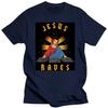 Funny Jesus Raves DJ T Shirts Summer Style Graphic Cotton Streetwear Short Sleeve Birthday Gifts Electronic Dance Music T-shirt