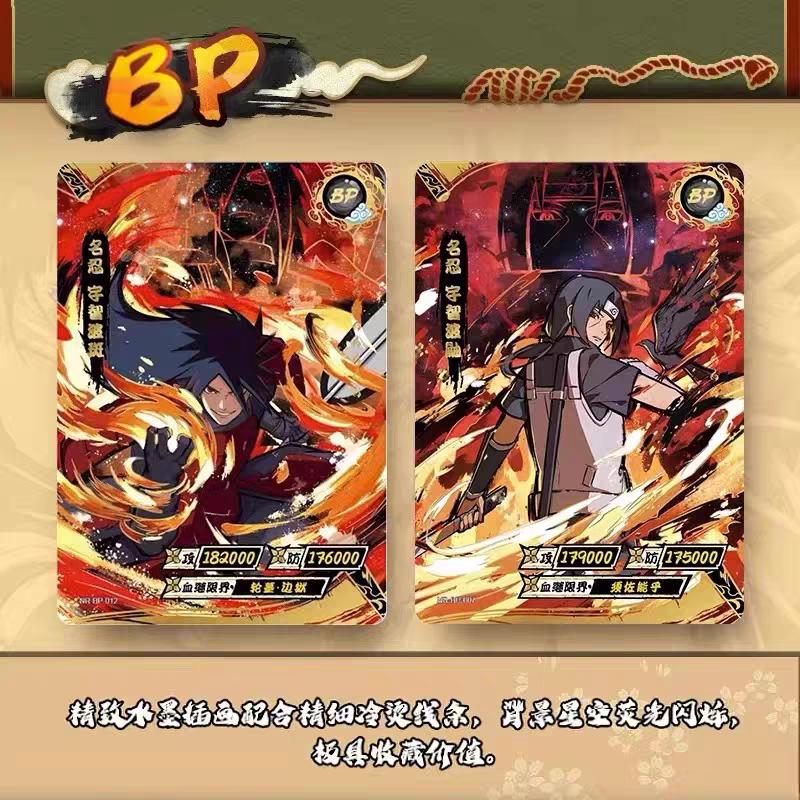 Naruto Complete Series Card Uzumaki Naruto Uchiha Sasuke Anime Figure Rare Collection Cards Flash Card Toy