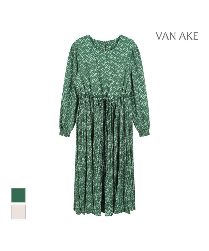 VANAKE Flower Pattern Dress_Vb35Opq304Z
