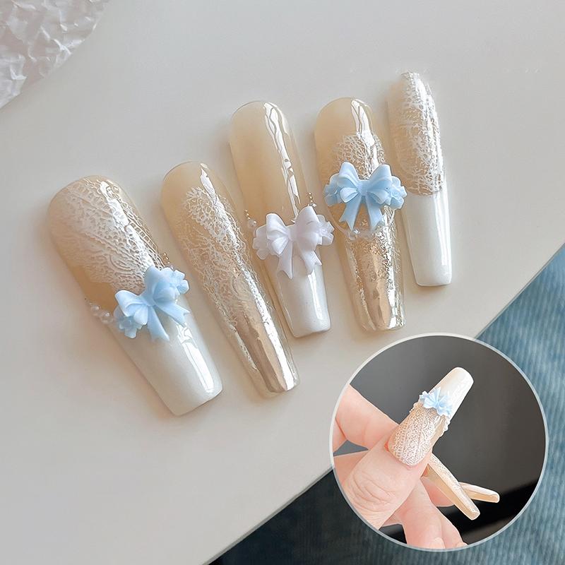 

3D Силіконова Форма Бантик-Стрічка Манікюрні Шаблони для Вирізання М які Пластини для Стемпінгу Інструменти для Манікюрного Мистецтва DIY Прикраси onesize