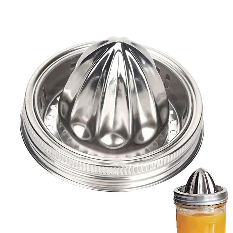 304 Stainless Steel Lemon Juicer Lid Home Small Creative Juicer Lid Portable Manual Juicer Orange Squeezer Kitchen Supplies