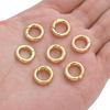 [13mm] Round Spring Buckle Gold-Plated Ring Buckle Jewelry Buckle Keychain DIY Handmade 1pc