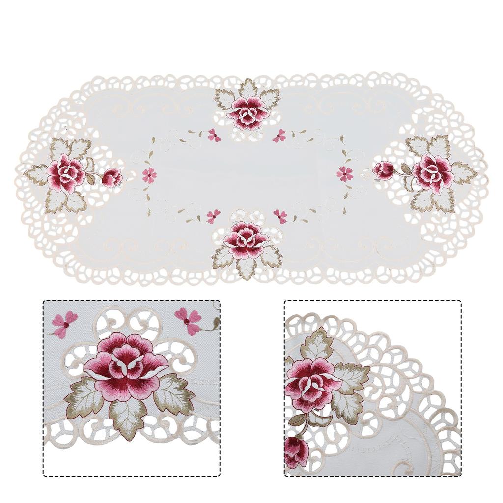 Tablecloth 40x85cm Satin Fabric Washable Table Runners