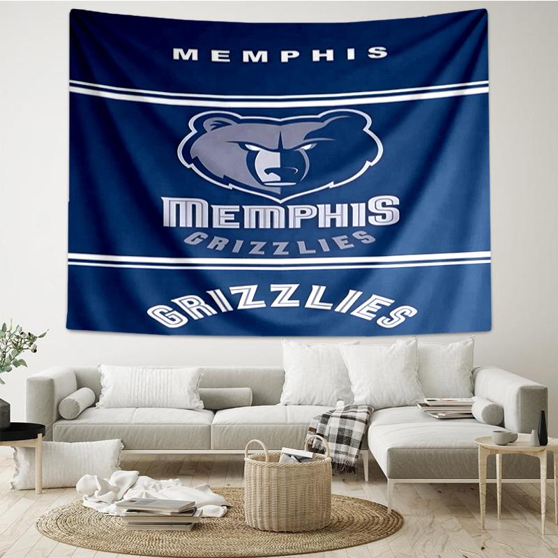 City Grizzlies Bear Logo Quick-Dry Tapestry Hanging for Bedroom,Livingroom, Playroom,Decor Art Room Wall Tapestry Holiday and Birthday Gifts