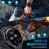 New Smart Watch Men Sports Fitness Tracker Smartwatch For Men 1.32inch Full Touch HD Bluetooth Call Watch For Android IOS