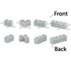 50pcs DIY Building Blocks Wall Figures Bricks 1+2 Dots Educational Creative Toys for Children Size Compatible With Classic Parts