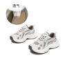 Suction Film Sole Dad Shoes Women's Spring New Heightening Sports Shoes Women's Platform Running Shoes Casual Versatile Women's Shoes