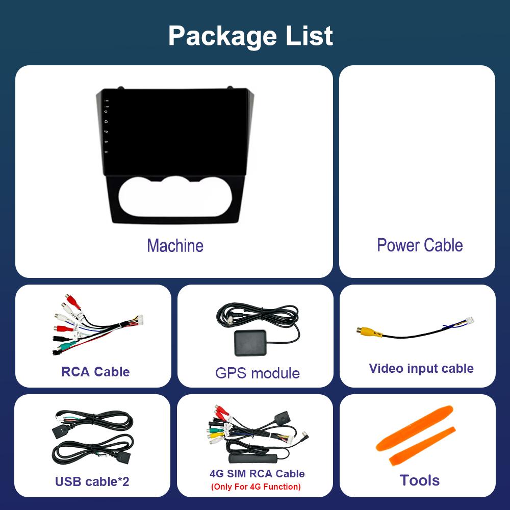 Android 14 System WiFi 4G for Nissan Teana Altima 2008 - 2012 Car Video Multimedia Player GPS Touch Screen BT Auto Accessories