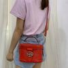 Coach Georgie 20 Vintage Style Leather Box Bag Women Handbags Red 5503-SVRCK