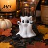 Lustige Geschenke für Katzenliebhaber Halloween Geisterstatue, Niedliche Figur, Cartoon-Thema Zimmerdekoration Spukige Dekoration für Zuhause Büro Schreibtisch Dekoration Statue