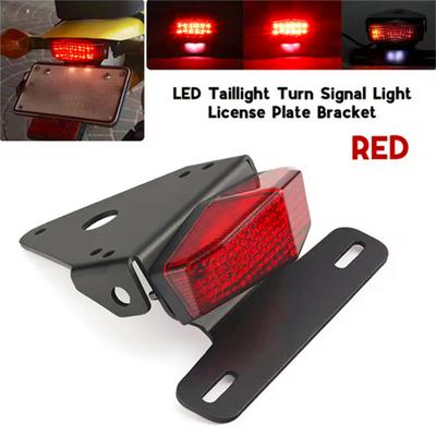 LED Tail Brake Turn Signal Light License Plate Bracket For Honda XR250R 1996-2003 XR400R 1996-2004