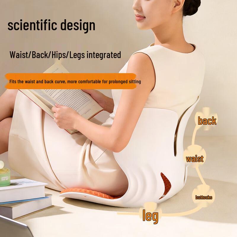 HEZHENG Ergonomic Honeycomb Lumbar Support Cushion CN plug (adapter included)