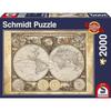 Historical World Map Puzzle - Schmidt Spiele - 2000 Pieces - Premium Quality