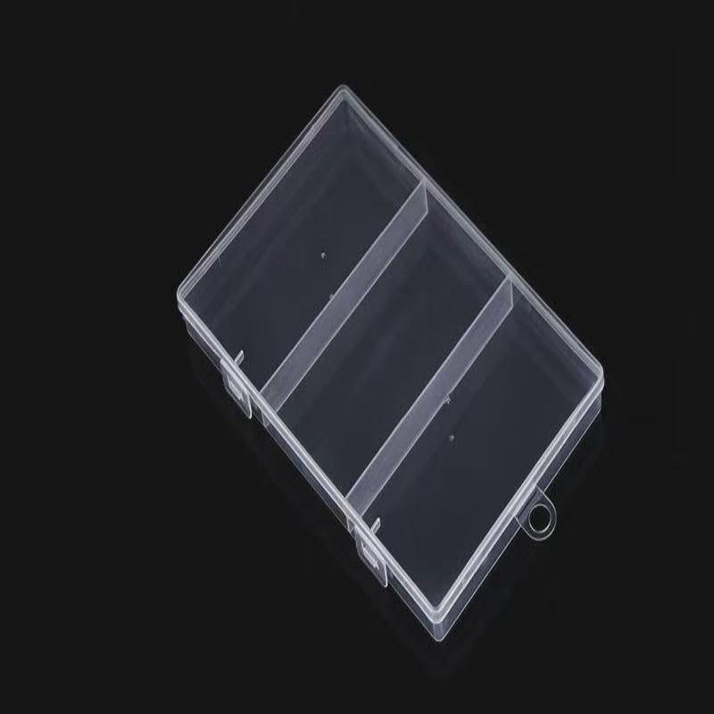 1 jeu de boîtes de rangement compactes à 5 compartiments - boîte de rangement transparente, anti-poussière pour bijoux et petits objets, adaptée