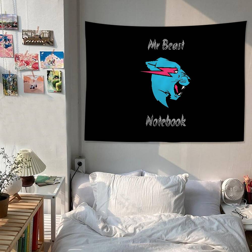 Game Blogger MrBeast Hanging Bohemian Tapestry Bohemian Wall Tapestries Mandala Cheap Hippie Wall Hanging