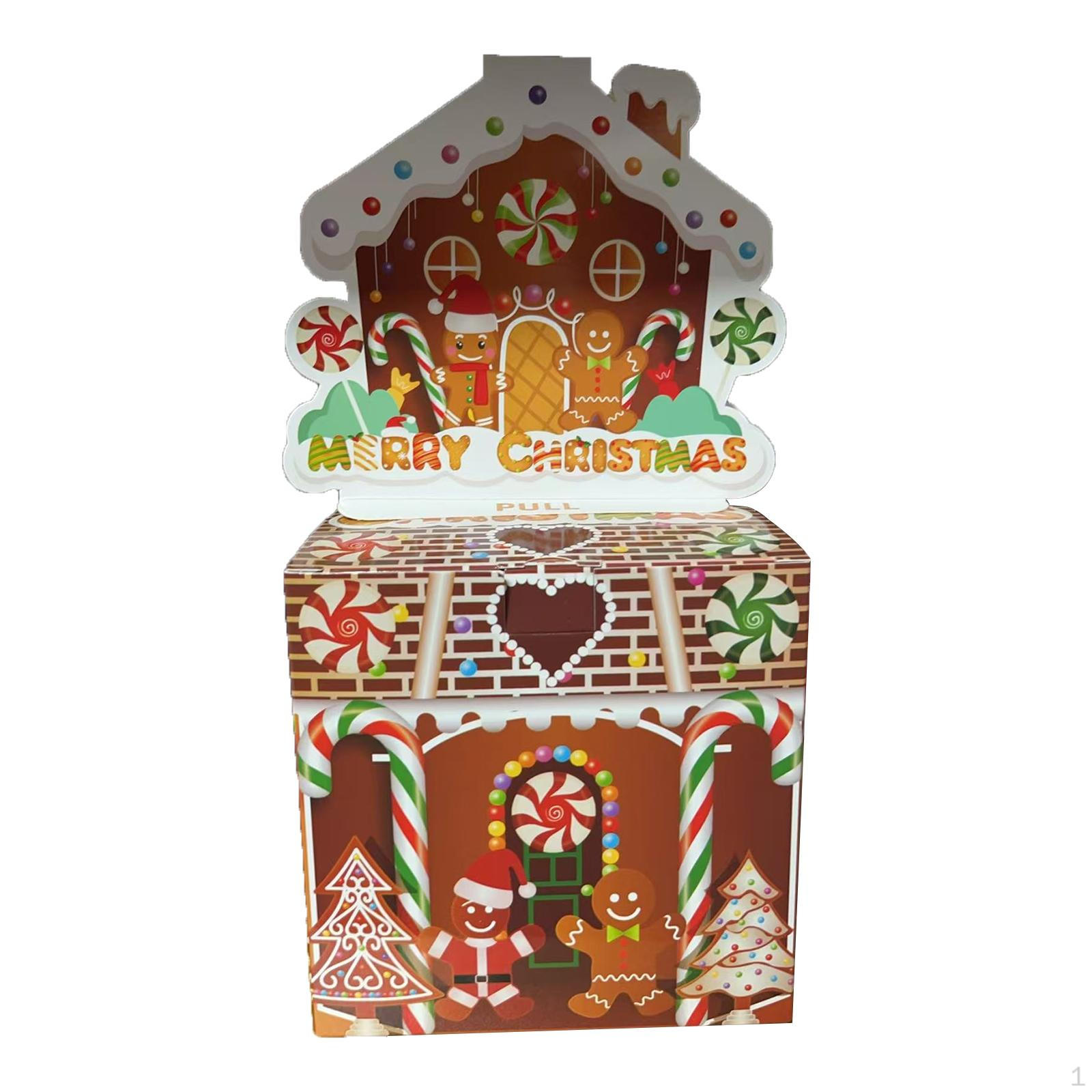 

Рождественская копилка подарок выдвижной кейс открытки для женщин детей мамы коллег мужчин Gingerbread man