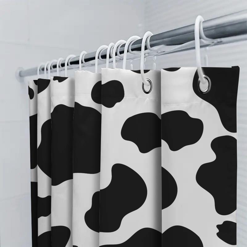 Artistic Animal Watercolor Shower Curtain With Glasses Unique Bathroom Decor For Home Decorators