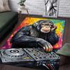 A Gorilla On a Graffiti-Style Album Cover Print Carpet for Living Room Bedroom Sofa Home Decor Non-slip Mat Luxury Gift