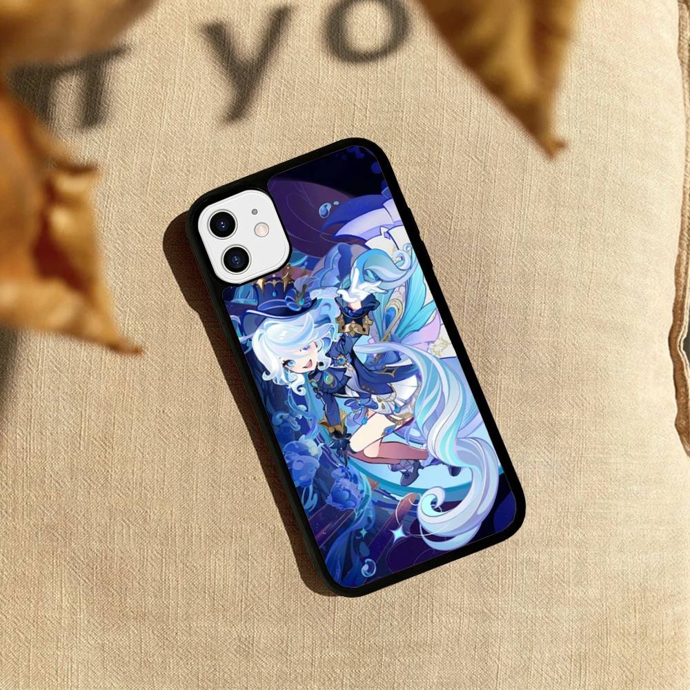 Genshin Impact Furina PC+TPU Phone Case For iPhone 17 16 15 14 PRO MAX 11 12 13 PLUS MINI Cover