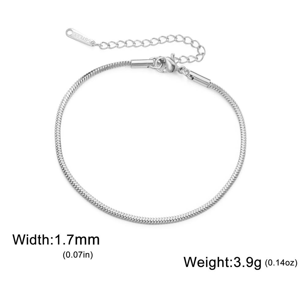 Stainless Steel Gold Color Bracelet Twist Figaro Cuban Chain Bracelets Women Trendy Minimalist Jewelry Gifts