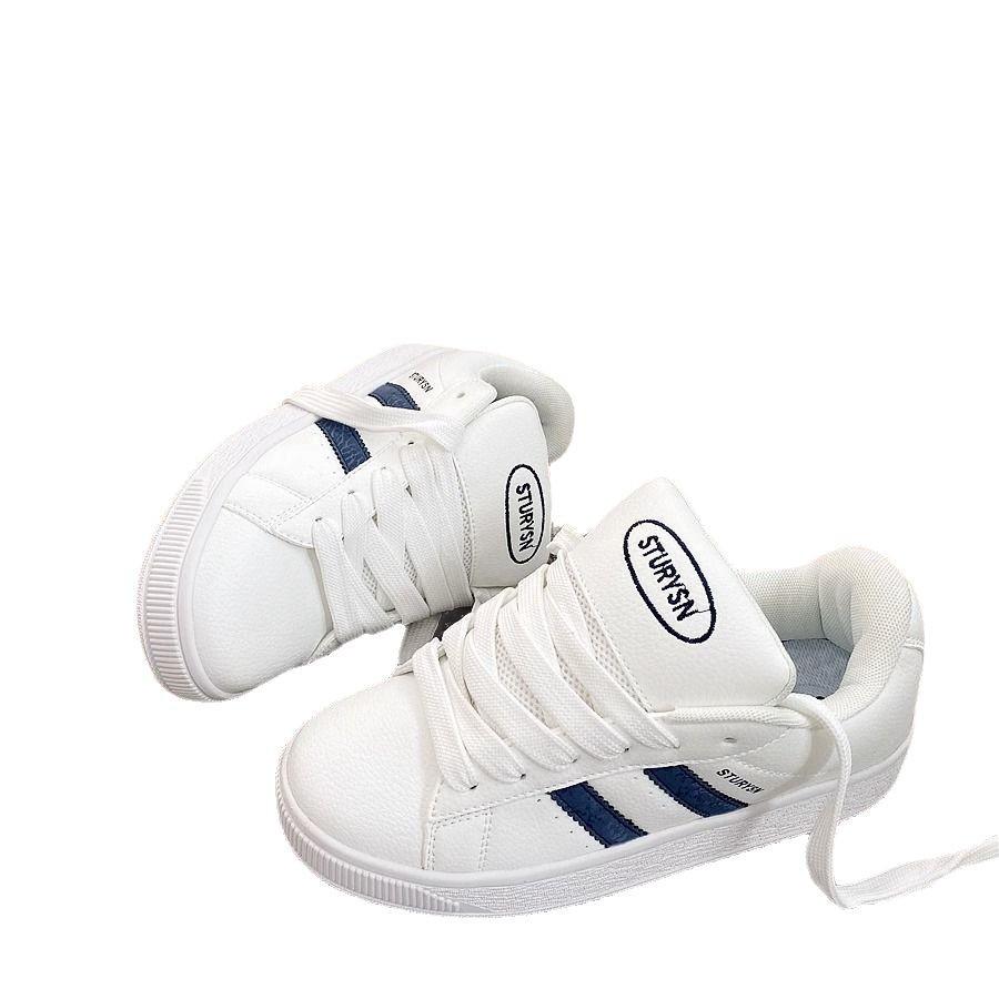 Wind retro black gold original bread shoes women's tide spring new casual little white shoes board shoes