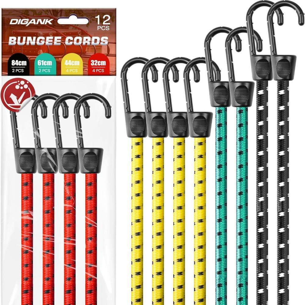 

Набор круглых резиновых эластичных шнуров в ассортименте, высокая эластичность, многоцелевые, для навеса, брезента, шариковые стяжки, эластичные шнуры с крючками