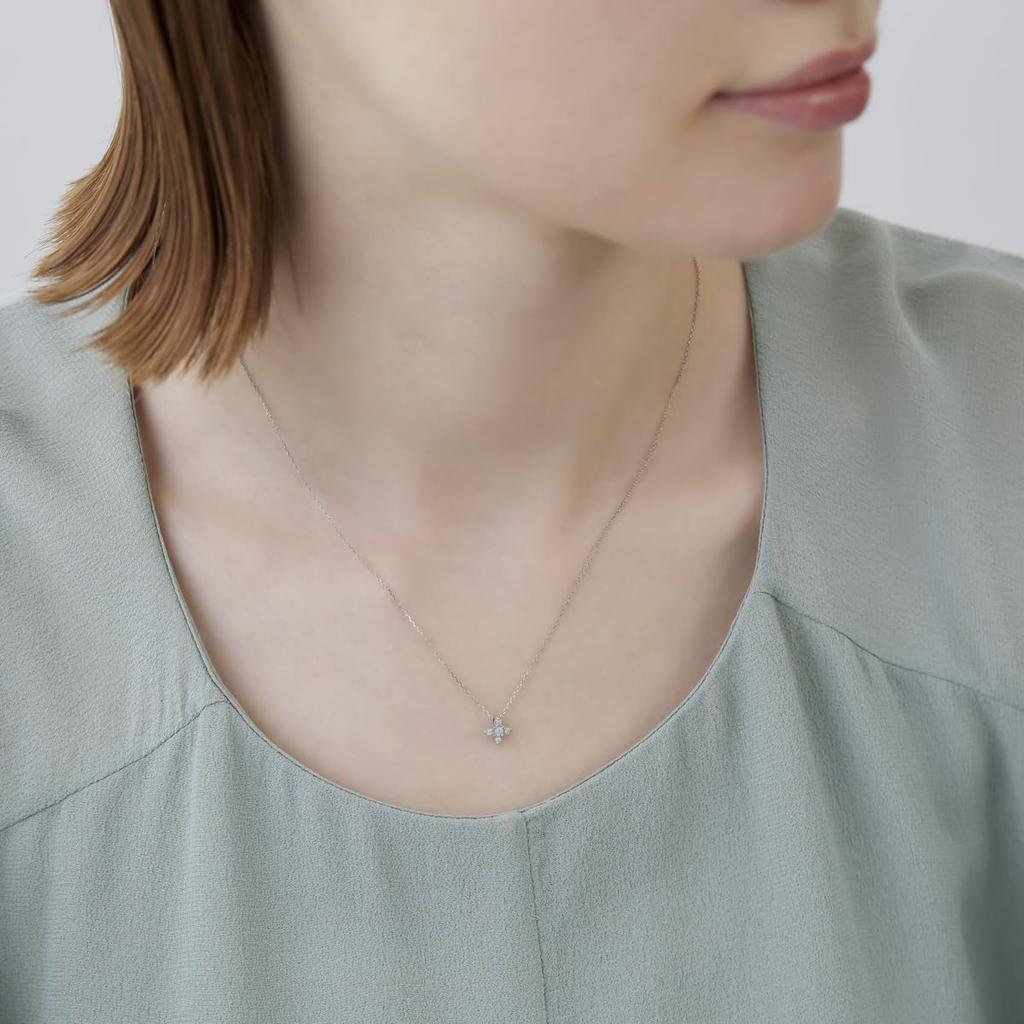 Official Platinum Diamond Birthday Gift for Comes with Jewelry 152343125002 [CANAL 4℃] Necklace, Women, Case,