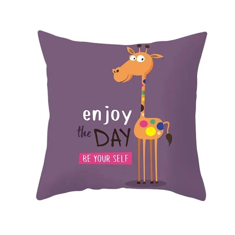 Fairy Tale World Cartoon Pillowcase Car Ornaments Office Living Room Sofa Home Pillowcase