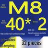 Heavy-Duty Galvanized Metal Flat Washers: Thickened Iron Rings M4 M5 M6 M8 M10