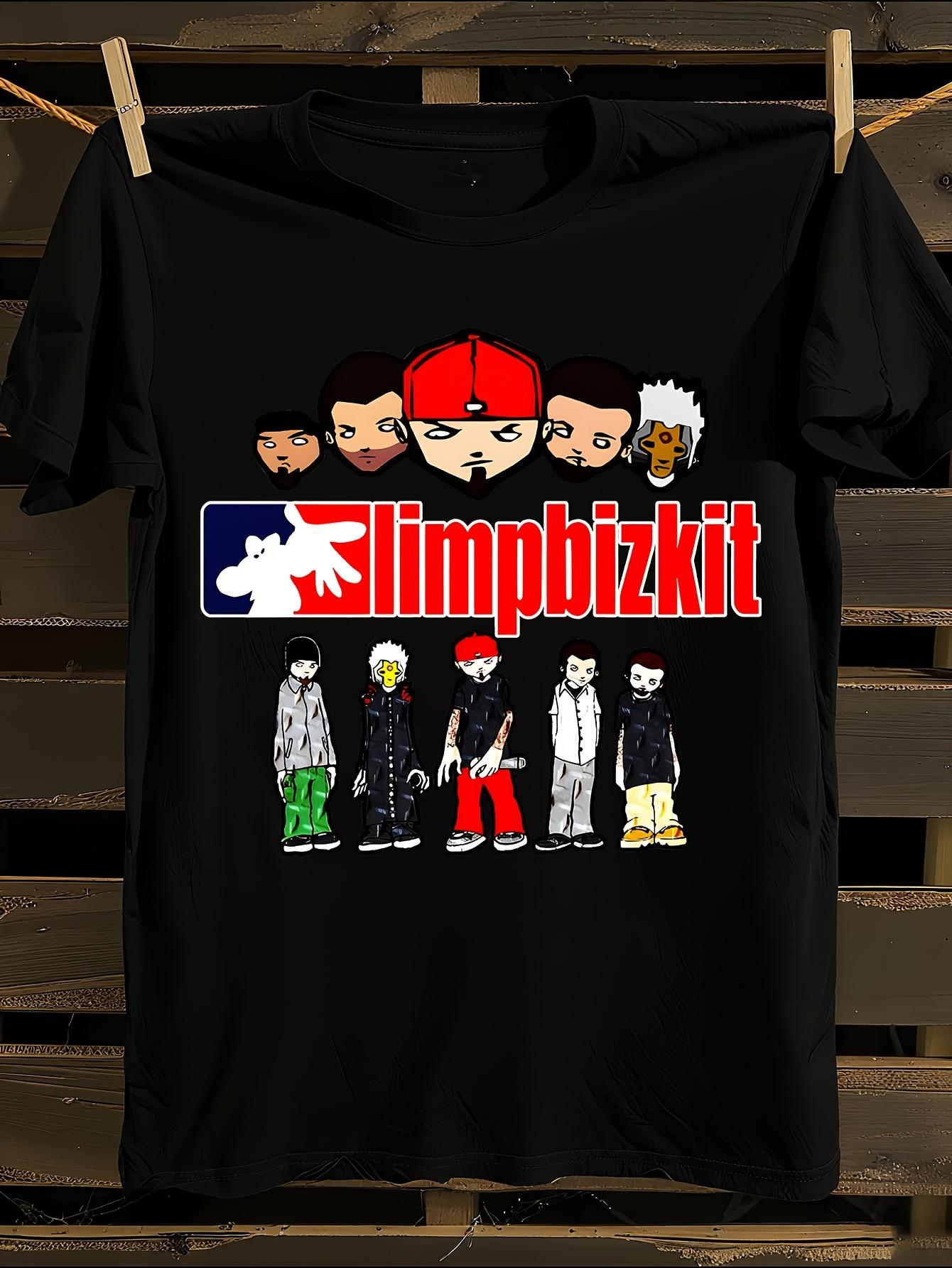 Limp Bizkit Logo Member Graphics Tshirt L