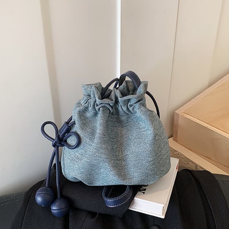 Drawstring lucky bag small bag shoulder messenger women's bag