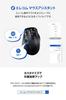 ELECOM Wireless OSMOD Bluetooth Connects to Up to 2 6 White [Renewed] Mouse, Silent, Rechargeable, Six, 2.4GHz Dual-Pairing, Devices, Buttons,