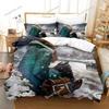 Anime 19 Days Bedding Set Single Twin Full Queen King Size Bed Set Adult Kid Bedroom Duvet Cover Sets 3D Anime Bed Sheet Set