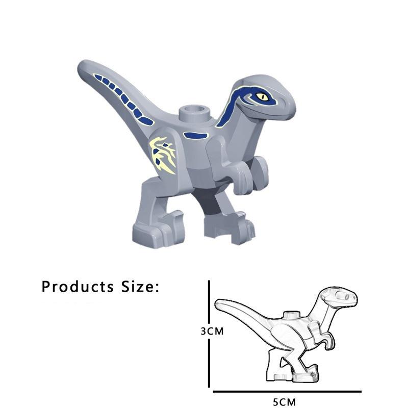 5 Barev 5CM Dětský Dinosaurus Stavební Kostky Hračky Kostky Figurky Hračky Děti Narozeniny Vánoční Dárek