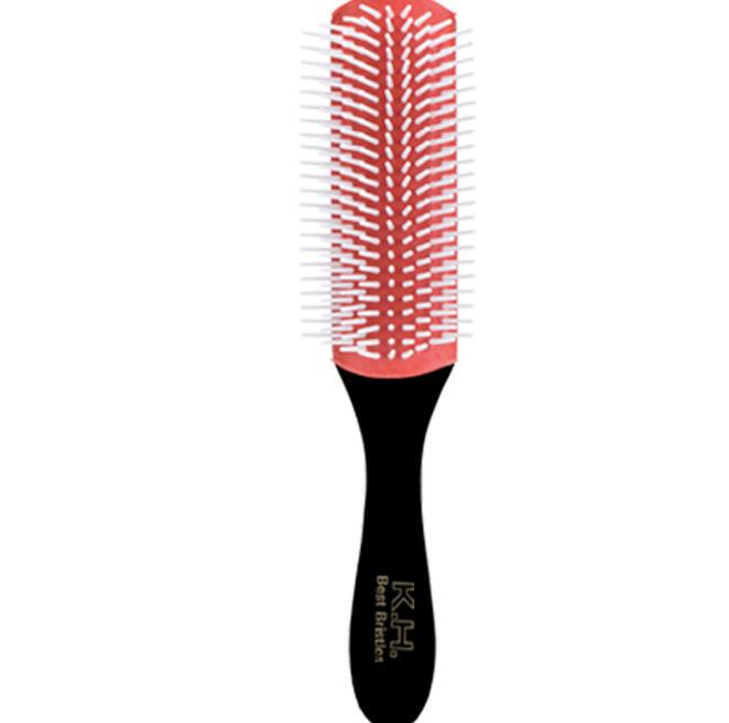 Men Women Anti-static 9 Rows Hair Brush Comb Hairdressing Scalp Massager