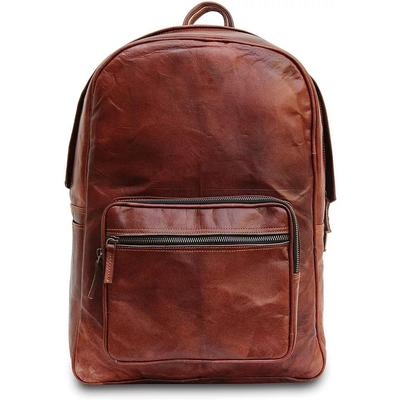 Unisex Leder Laptop handgemachte Casual Rucksack Messenger Reise Rucksack Vintage